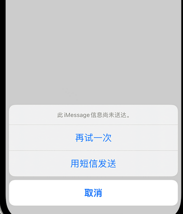 萨迦apple维修iPhone上无法正常发送iMessage信息