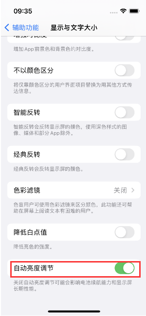 萨迦苹果15维修店分享iPhone 15 Pro系列屏幕亮度 