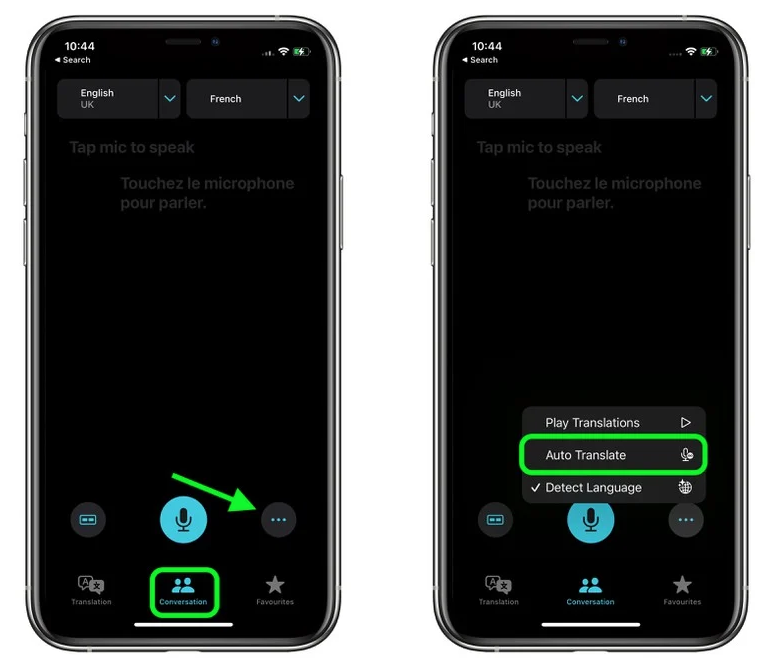 萨迦苹果手机维修分享iOS 15 “翻译” App 新改进 