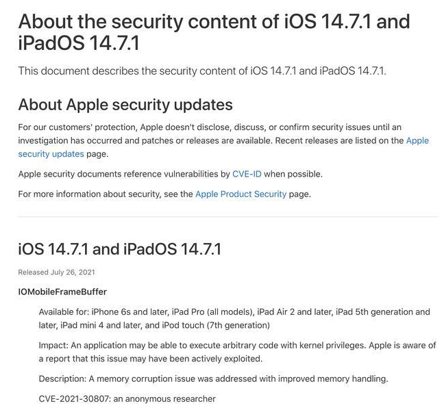 萨迦苹果手机维修分享iOS 14.7.1 正式版更新内容及升级方法 